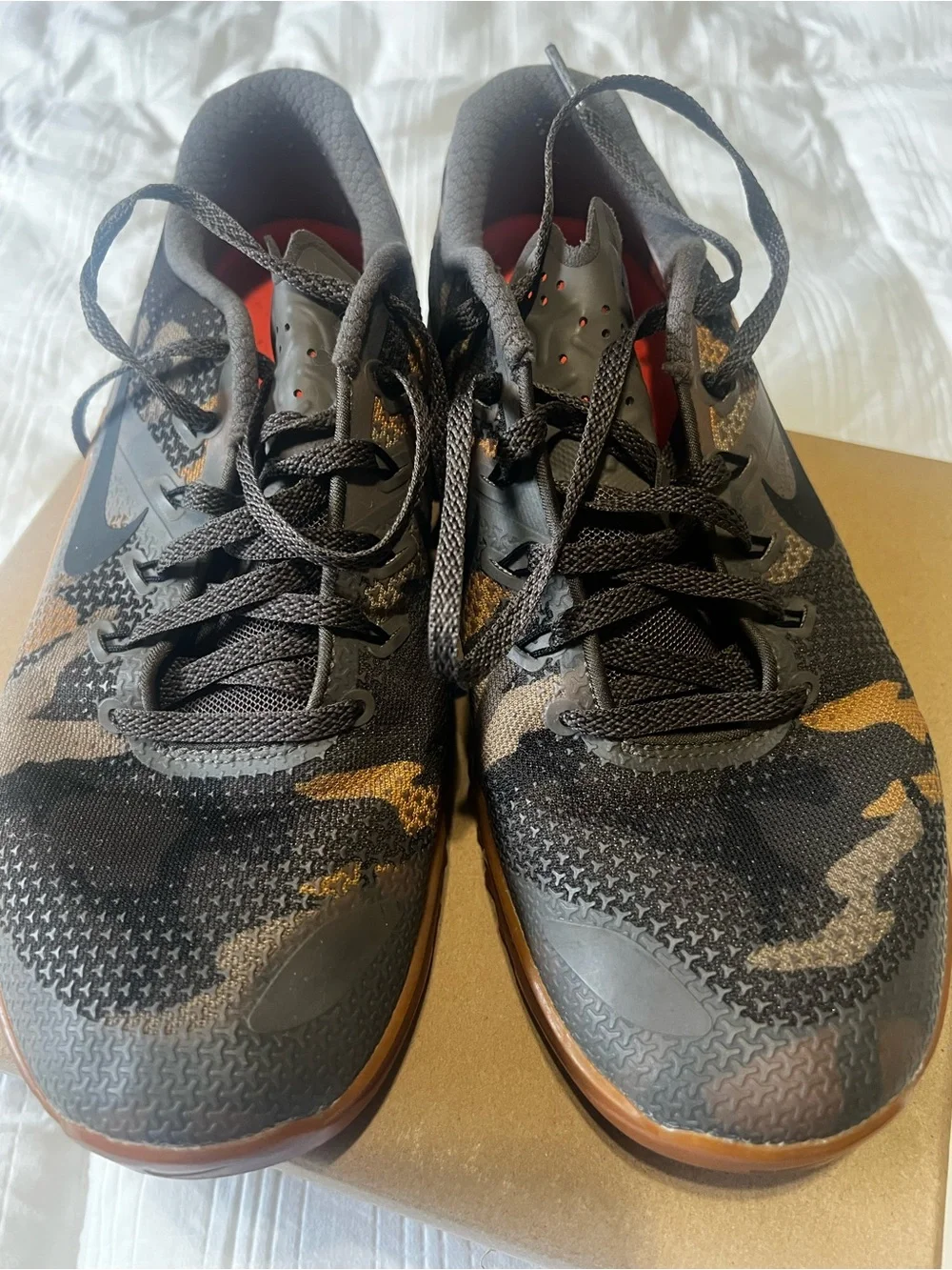 Nike Metcon camouflage Men’s Black and Brown/Gold Training Sneakers